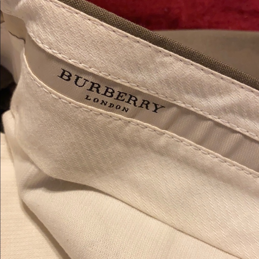 Burberry Men Light Brown Pleated Trousers Size W36/32L